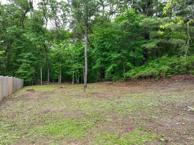 77 Hemlock St, Manchester, CT 06040 - view of yard featuring a forest view