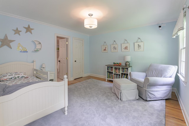 68 Topstone Rd, Ridgefield, CT 06877 - bedroom with crown molding, wood finished floors, and baseboards