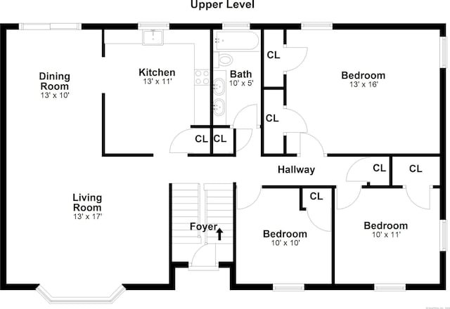 15 Amherst Pl, Stamford, CT 06902 - home floor plan