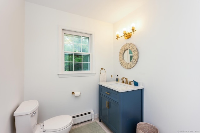 290 Fillow St, Norwalk, CT 06850 - bathroom with baseboard heating, toilet, and vanity
