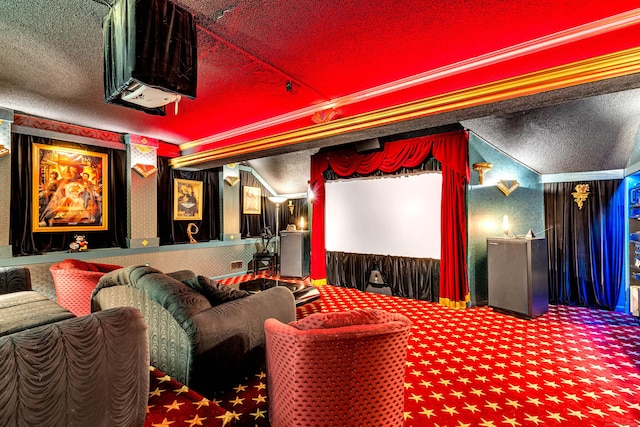 48 Shepherds Trl, Madison, CT 06443 - cinema room with carpet flooring and a textured ceiling