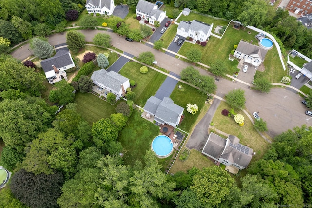 125 Longview Dr, Stratford, CT 06614 - aerial view of property's location featuring nearby suburban area and a pool