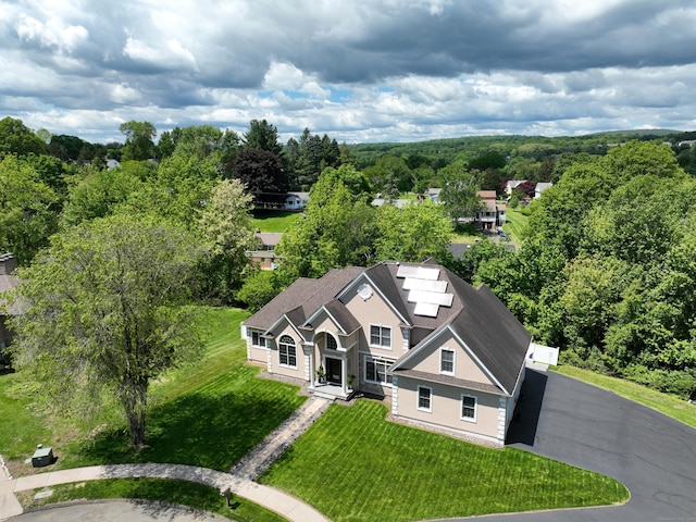 81 Aresco Dr, Middletown, CT 06457 - view from above of property featuring a forest