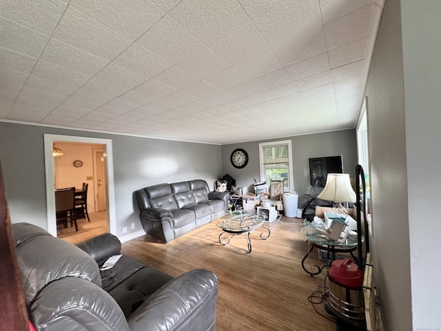 87 Munson Rd, Beacon Falls, CT 06403 - living area featuring wood finished floors and baseboards