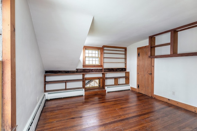 8 Southbury Rd, Roxbury, CT 06783 - spare room featuring baseboard heating, hardwood / wood-style flooring, and baseboards