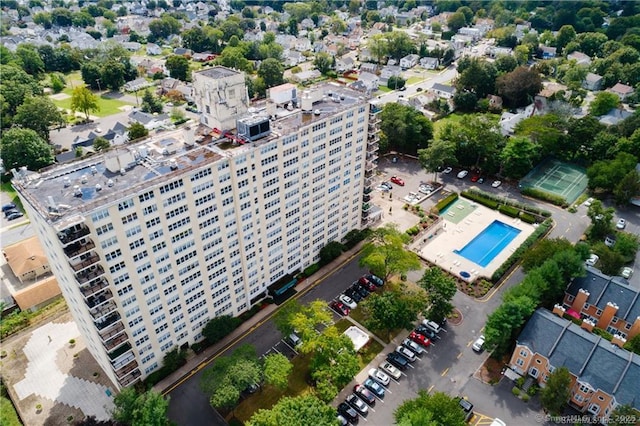 2625 Park Ave Unit 7R, Bridgeport, CT 06604 - drone / aerial view of a pool area