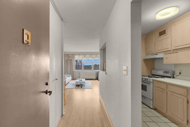 2625 Park Ave Unit 7R, Bridgeport, CT 06604 - corridor featuring baseboards