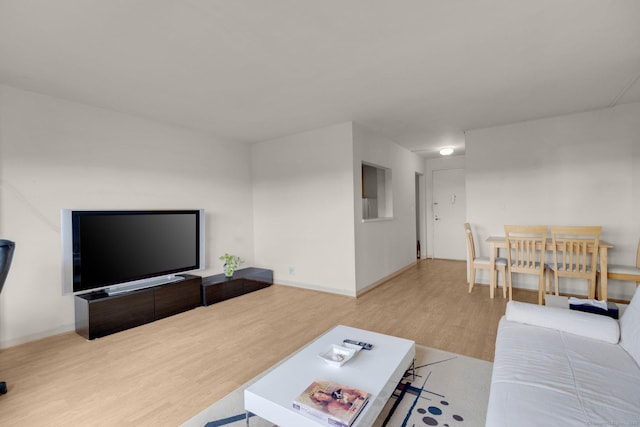 2625 Park Ave Unit 7R, Bridgeport, CT 06604 - living area featuring wood finished floors and baseboards