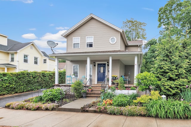 16 Hodge Ave, Ansonia, CT 06401 - view of front of house with a porch