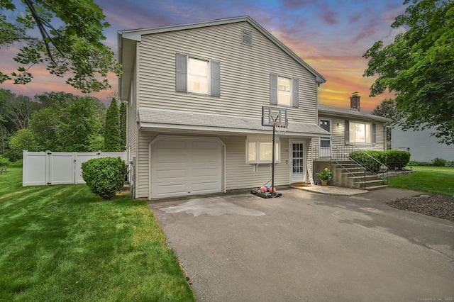 8 High Meadow Ln, Enfield, CT 06082 - tri-level home with an attached garage and driveway