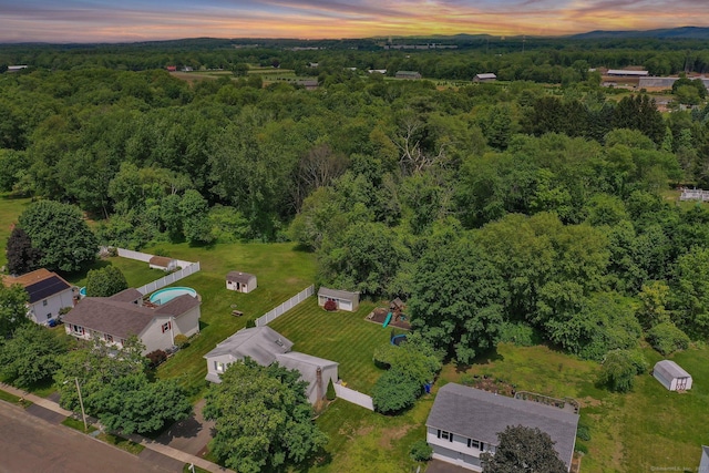 8 High Meadow Ln, Enfield, CT 06082 - bird's eye view of a forest