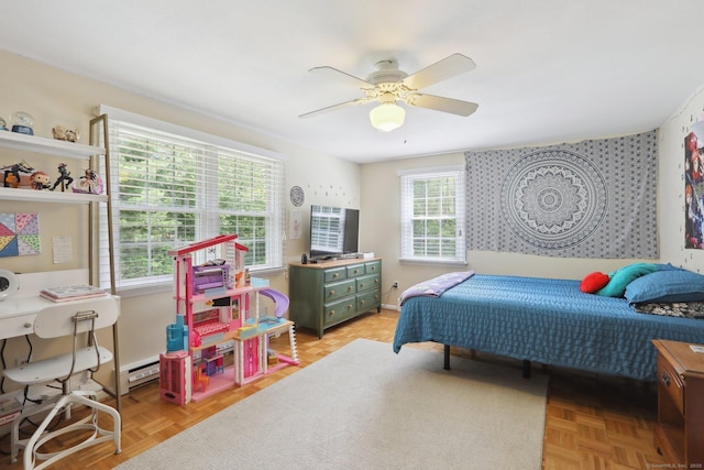 81 Park Rd, Woodbury, CT 06798 - bedroom with multiple windows and ceiling fan