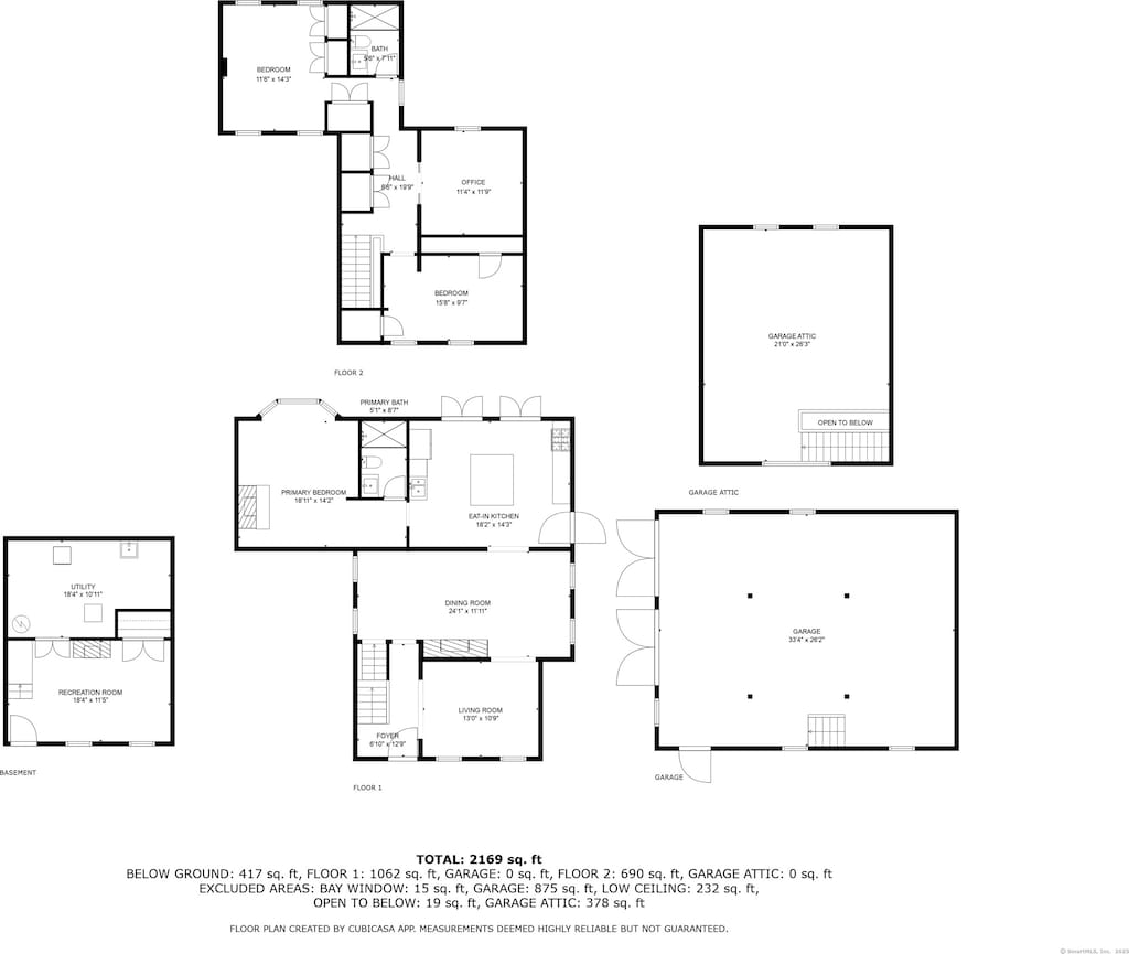 30 Saybrook Rd, Essex, CT 06426 - floor plan / room layout