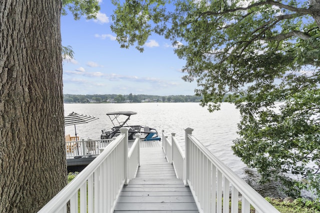 1795 Wolcott Rd, Wolcott, CT 06716 - dock featuring a water view