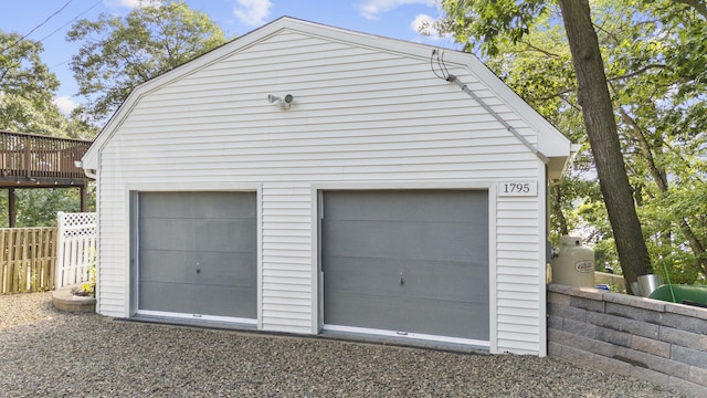 1795 Wolcott Rd, Wolcott, CT 06716 - view of detached garage