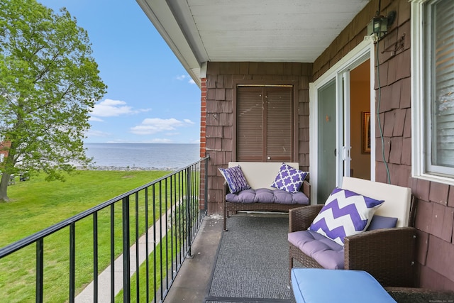 87 E Broadway Unit D, Milford, CT 06460 - balcony featuring a water view