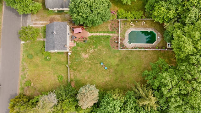 8 Maple Ave, Clinton, CT 06413 - drone / aerial view of a pool