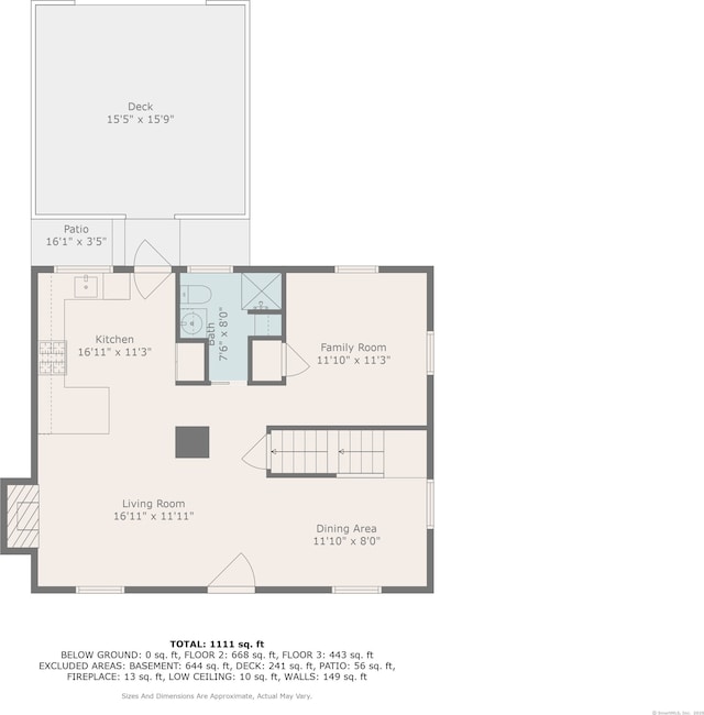 8 Maple Ave, Clinton, CT 06413 - floor plan / room layout