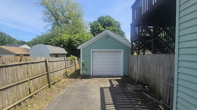 82 Windsor St, Enfield, CT 06082 - detached garage featuring driveway