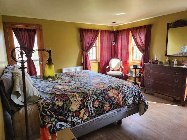 310 S Bigelow Rd, Hampton, CT 06247 - bedroom with radiator and wood finished floors