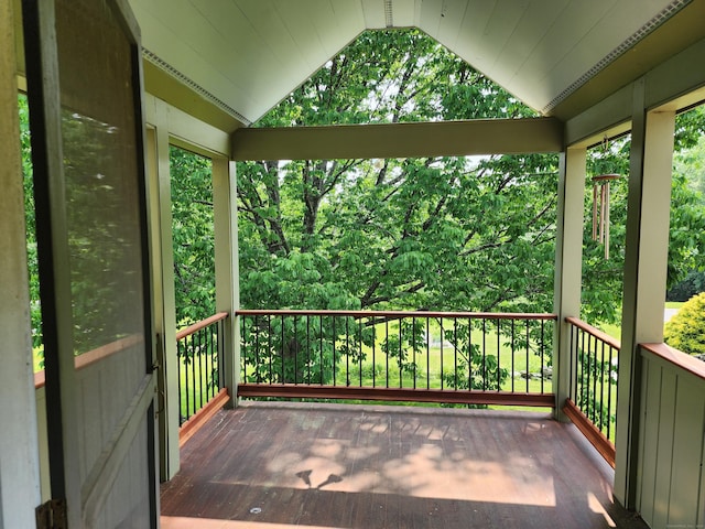 310 S Bigelow Rd, Hampton, CT 06247 - view of wooden deck