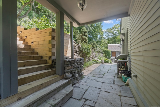 6 Landing Hill Rd, East Haddam, CT 06423 - view of patio featuring area for grilling