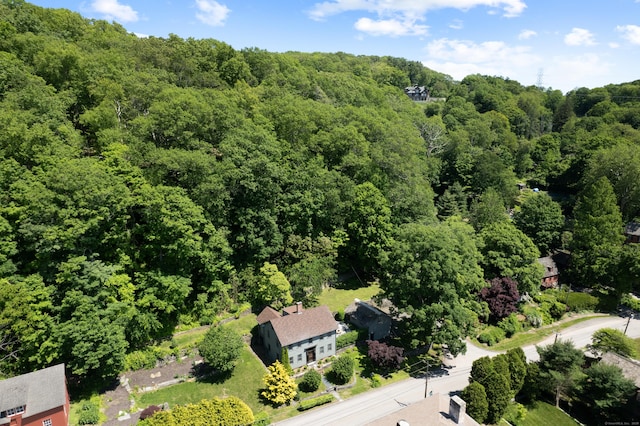 6 Landing Hill Rd, East Haddam, CT 06423 - aerial view of property's location featuring a heavily wooded area