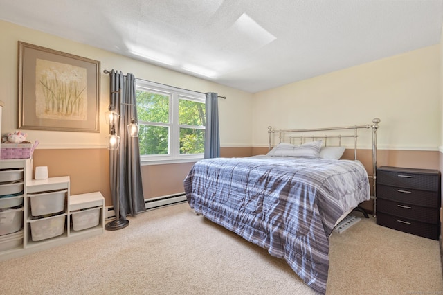 25 Parkwood Ave, Waterbury, CT 06708 - bedroom featuring light colored carpet and baseboard heating