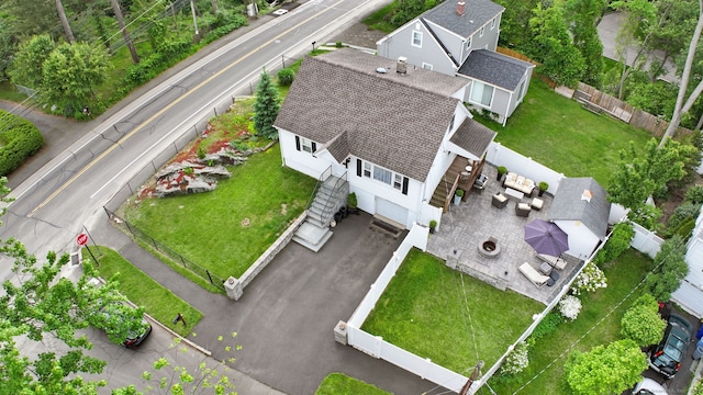 1 Freedman Dr, Norwalk, CT 06854 - view from above of property