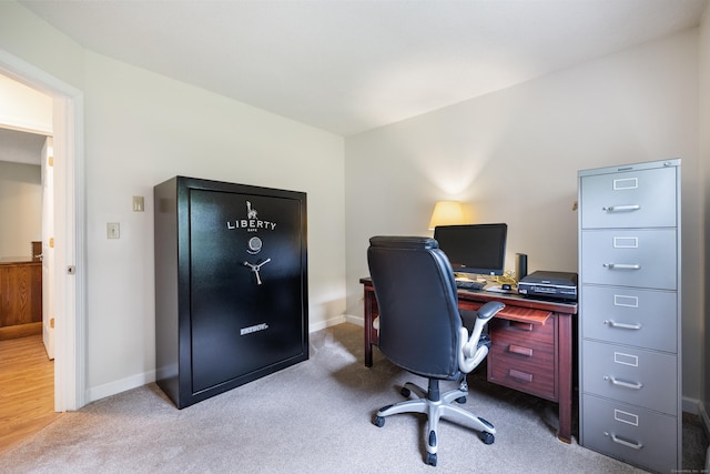 176 Prospect Hill Rd, Colchester, CT 06415 - carpeted home office featuring baseboards