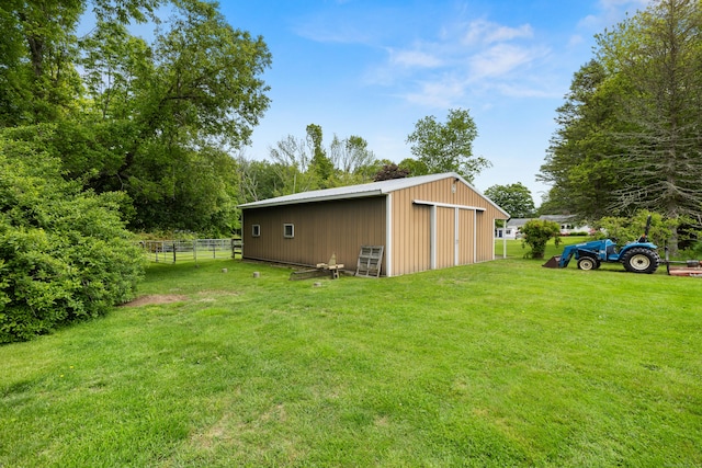 176 Prospect Hill Rd, Colchester, CT 06415 - view of yard featuring an outbuilding and a detached garage