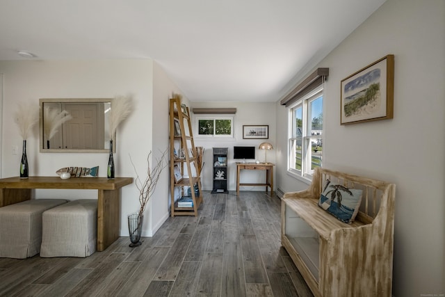 35 Soundview Ave, Old Saybrook, CT 06475 - hallway with wood finished floors and baseboards
