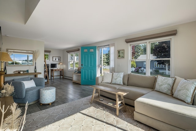 35 Soundview Ave, Old Saybrook, CT 06475 - living room with wood finished floors and baseboard heating