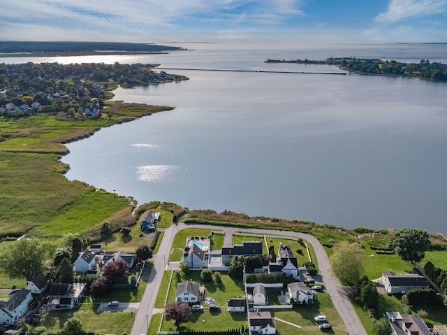 35 Soundview Ave, Old Saybrook, CT 06475 - aerial overview of property's location with a large body of water