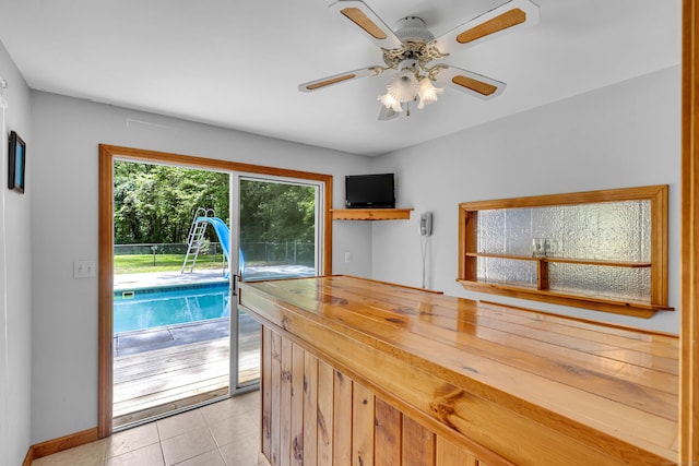 53 Pratt Rd, Plainfield, CT 06374 - view of swimming pool featuring a ceiling fan