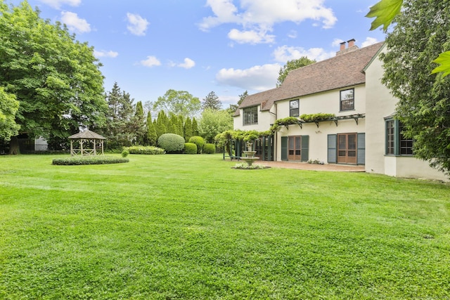 20 Cook Rd, Stamford, CT 06902 - view of grassy yard featuring a gazebo