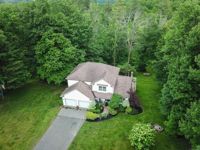10 Heritage Way, Barkhamsted, CT 06063 - view of subject property with a heavily wooded area