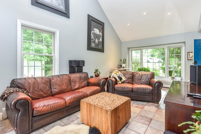10 Heritage Way, Barkhamsted, CT 06063 - living area featuring high vaulted ceiling