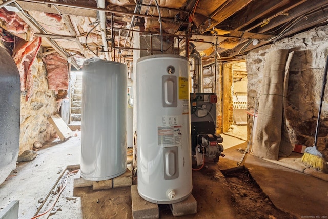 24 Maple St, Torrington, CT 06790 - utilities featuring electric water heater and water heater