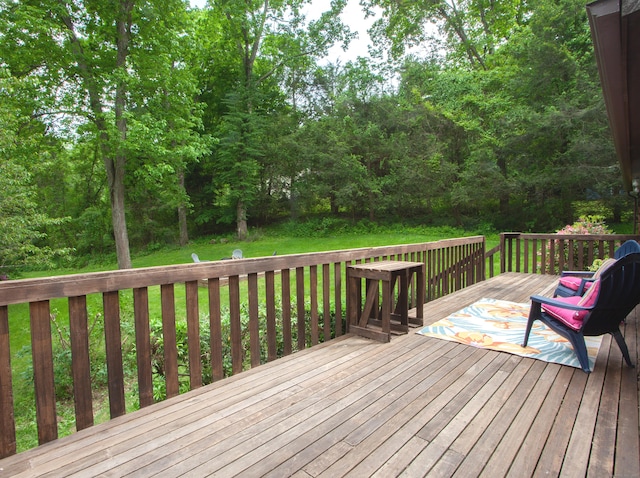 115B Torrington Ave, Canton, CT 06019 - wooden terrace with a lawn