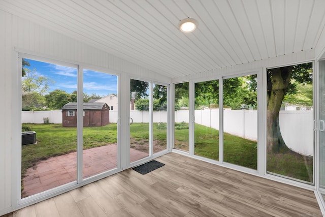 21 Enfield St, Windsor Locks, CT 06096 - unfurnished sunroom with lofted ceiling