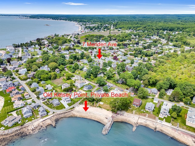 7 Meriden Ave, Westbrook, CT 06498 - aerial overview of property's location featuring a nearby body of water