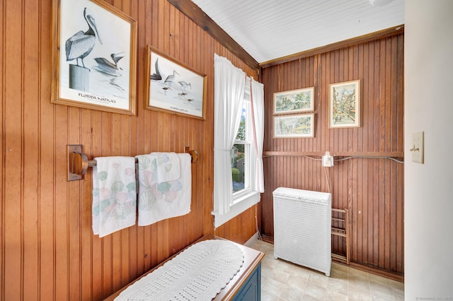 7 Meriden Ave, Westbrook, CT 06498 - bathroom with radiator heating unit and wood walls