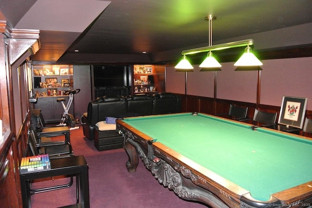 175 Tokeneke Dr, North Haven, CT 06473 - game room with carpet floors and billiards