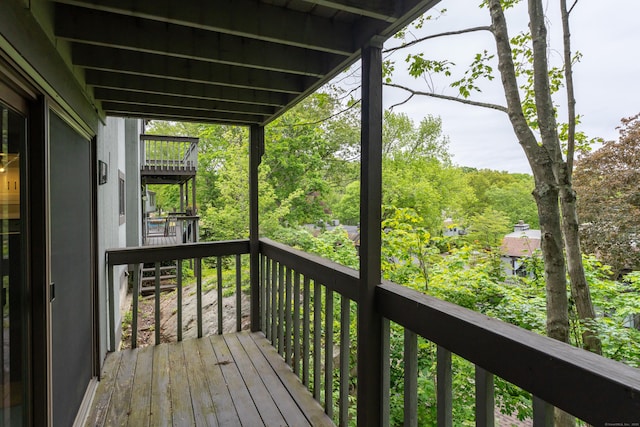 19 Harbour Vlg Unit B, Branford, CT 06405 - view of wooden terrace