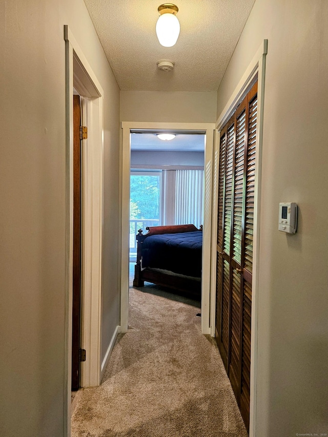 42 Village Rd Unit 42, Southington, CT 06489 - hallway with carpet flooring, a textured ceiling, and baseboards