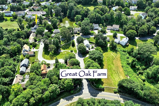 19 Old Colony Rd Unit 19, Monroe, CT 06468 - aerial view of property's location featuring nearby suburban area and a tree filled landscape