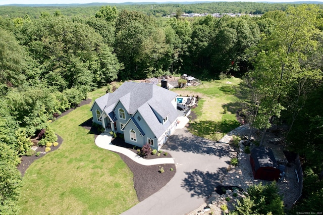 86 Charolais Way, Burlington, CT 06013 - aerial view of property's location with a forest