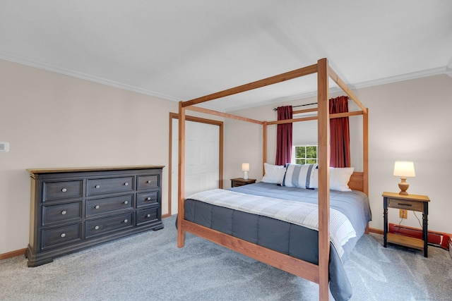 36 Holly Ln, Middletown, CT 06457 - carpeted bedroom featuring crown molding and baseboards