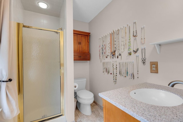 36 Holly Ln, Middletown, CT 06457 - full bath featuring a shower stall, vanity, and tile patterned floors